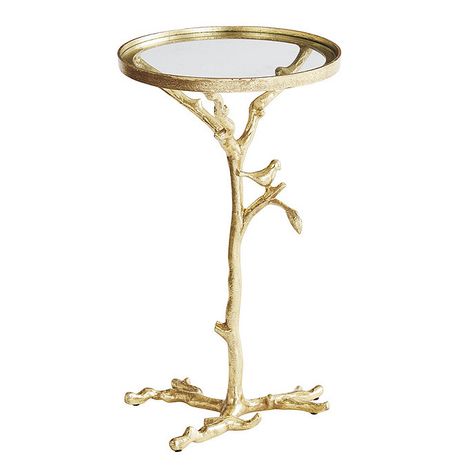 Aviary Gold Bird Side Table Med Spa Room, Sunroom Oasis, Garage Office Conversion, Aesthetic Kitchens, Eggs In Nest, Carrot Cheesecake, Farmhouse Sunroom, Woven Charger, Drink Tables