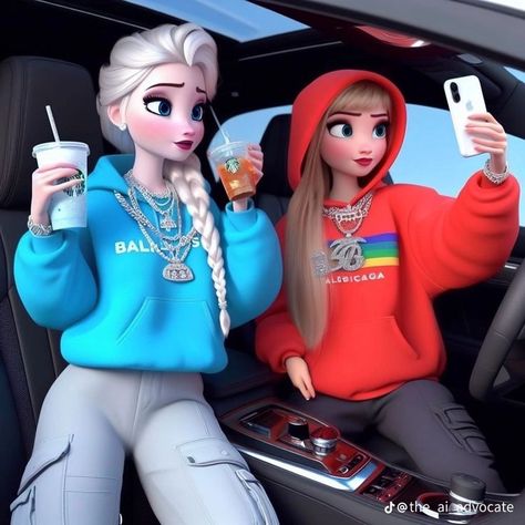 Modern Disney Princess, Disney Kızları, Disney Swag, ليلو وستيتش, Disney Frozen Elsa Art, Whatsapp Wallpaper Cute, Disney Princess Artwork, Disney Princess Makeover, Disney Princess Fan Art