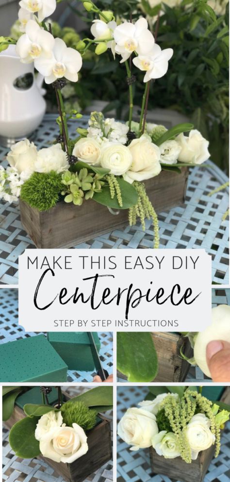 Cheap Wedding Table Centerpieces, Simple Centerpieces Diy, Diy Orchids, Orchid Centerpiece, Flower Centerpieces Diy, Succulent Centerpiece, Expensive Flowers, Diy Centerpiece, Orchid Centerpieces