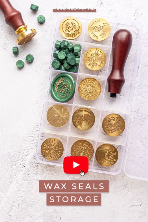 Hello friends! Today I have a video overview of the Spellbinders Sealed Storage Box. This is a specialty storage option for Wax Seals but can be used to store other things. VIDEO OVERVIEW Watch the video below or on my Youtube channel. The box is great to not only store your wax seals but also take... The post Sealed Storage Box Overview – Storage For Wax Seals & Beads. Video first appeared on Yana Smakula. Wax Seal Stamp Storage Ideas, Wax Seal Storage Ideas, Wax Seal Storage, Spellbinders Sealed, Beads Video, Yana Smakula, Hobby Storage, Wax Seal Stamp Kit, Stamp Storage