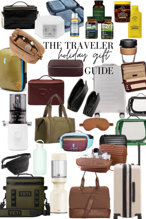 Best Travel Gift Guide   Ideas 2024 Personalized Travel Gifts, Travel Gift Guide, Best Travel Gear, Christmas Gifts For Travelers, Gifts For A Traveler Woman, Gifts For Travelers Women Ideas, Travel Gifts Ideas For Women, Gift For Someone Traveling, Gifts For The Traveler