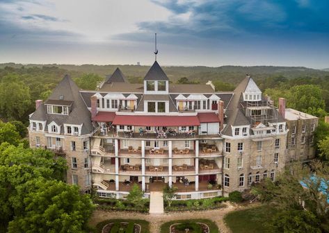 The Most Haunted Place in Every State | ShermansTravel Cresent Hotel, Estes Method, Crescent Hotel Eureka Springs, 1886 Crescent Hotel, Baltimore Hotels, Hotel Monteleone, Crescent Hotel, Haunted Hotels, Eureka Springs Ar