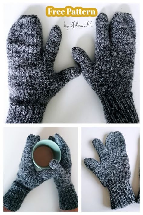 Three Finger Gloves Free Knitting Pattern Métis Beading, Coats For Winter, Diy Mittens, Winter Knitting Patterns, Crochet Baby Mittens, Knitting Gloves Pattern, Mittens Knitting, Fingerless Gloves Knitted Pattern, Butterfly Hair Accessories