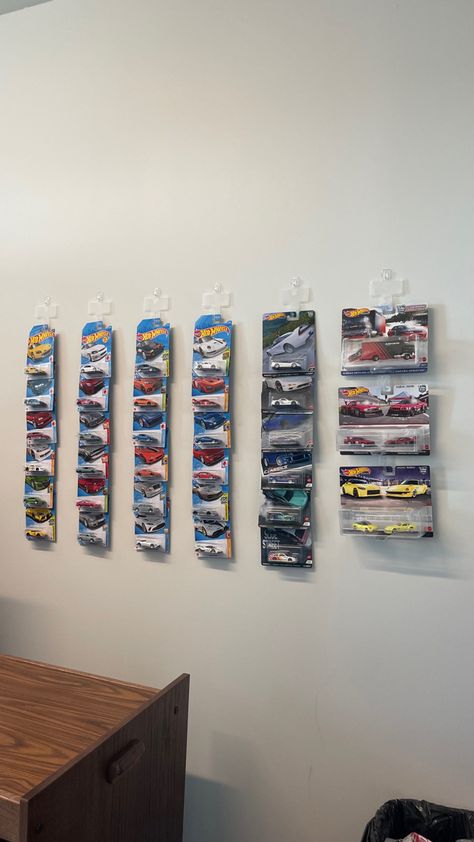 Hot Wheel Collection Wall, Hot Wheel Displays, Hot Wheels Collection Room, Hot Wheel Wall Display, Hot Wheels Collection Display, Hot Wheels Wall Display, Hotwheels Collections, Hot Wheels Display Ideas, Hot Wheels Aesthetic