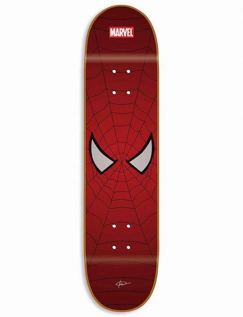 Spider Man Skateboard, Spiderman Skateboard, Marshmello Wallpapers, Get Rid Of Spiders, Spiderman Gifts, Skateboard Deck Art, Skateboard Art Design, Spiderman Theme, Spaider Man