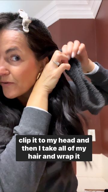 Christina Roberts Hales on Instagram: "Heatless curls with a ROBE tie! #heatlesscurls #heatlesswaves #heatlesshair" Heatless Curls With Bath Robe Tie, Bath Robe Curls, Heartless Curls, Heatless Waves, Heatless Hairstyles, Heatless Curls, Hair Clothes, Curly Hair Styles, Bath