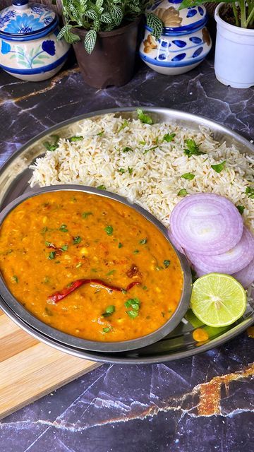 Jeera Rice And Dal Fry, Soaked Rice, Rice And Dal, Rice With Beans, Dal Rice, Dal Fry, Homemade Flour, Toor Dal, Homemade Flour Tortillas