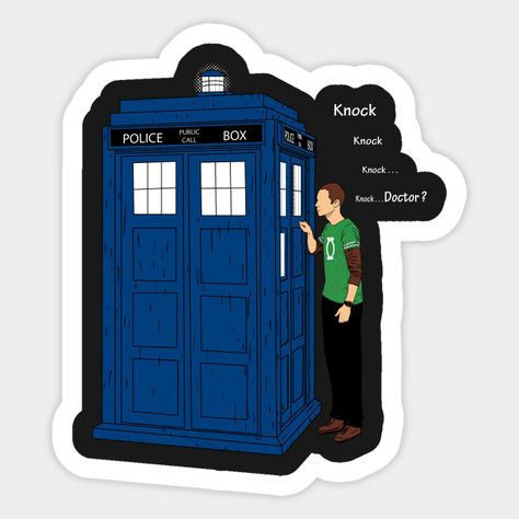 he will knock 4 time v2 - The Big Bang Theory - Sticker | TeePublic Tbbt Stickers, Big Bang Theory Stickers, Bigbang Theory, The Big Band Theory, The Bigbang Theory, Mayim Bialik, Tv Doctors, Sheldon Cooper, String Theory