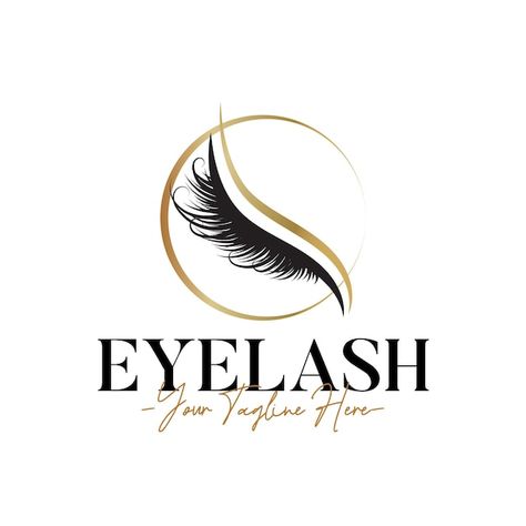 Business Card Logo Design, Edit Pic, Eyelash Logo, Decor Color Schemes, Makeup Logo, Instagram Banner, Eyelash Extentions, Lashes Logo, Makeup Eyelashes