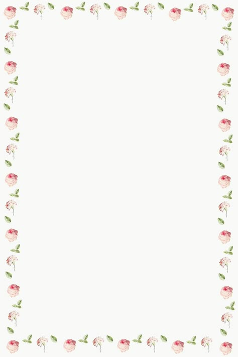 Flower Frame Design Simple, Rose Frame Background, Rose Border Design, Goal Board Ideas, Goodnotes Pages, Flower Frame Design, Flower Border Design, Roses Border, Pink Bow Aesthetic