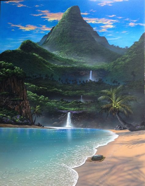 Dr Script, Power Art, Fantasy Island, My Fantasy World, Fantasy City, Fantasy Castle, Fantasy Places, Fantasy Setting, Fantasy Art Landscapes