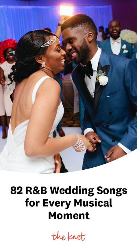 Wedding Songs For Black Weddings, Black Wedding Playlist, Black Wedding Playlist Songs, R&b Wedding Songs, Wedding Playlist Black People, Wedding Ideas Black People, Black People Wedding Ideas Color Schemes, Prelude Wedding Songs, Wedding Exit Songs