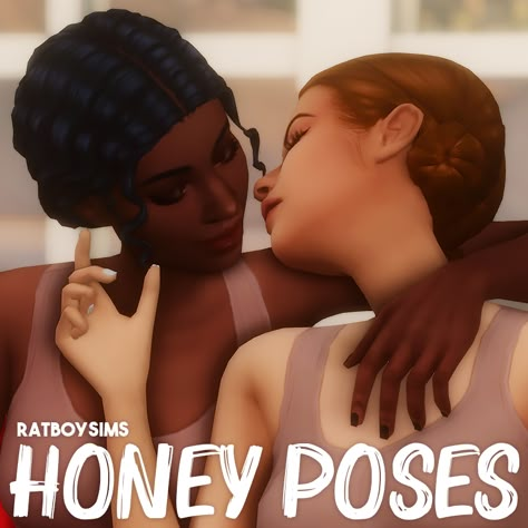 HONEY POSES - RATBOYSIMS Sims 4 Couple, Sims 4 Couple Poses, 3d Pose, Couple Pose, Best Sims, Sims 4 Cc Finds, Couple Poses, The Sims4, Sims 4 Mods