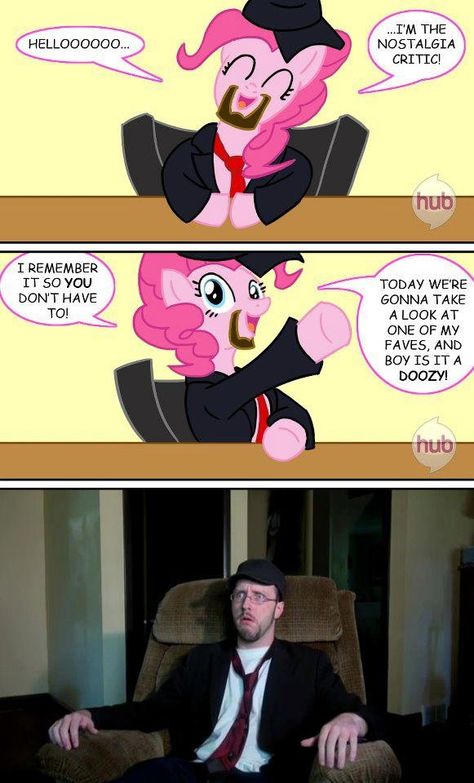 Nostalgia Critic of the My Little Pony universe. Nostalgia Critic, Vanoss Crew, Mlp Memes, Friendship Is Magic, Pinkie Pie, Cartoon Character Design, Silly Me, My Little Pony, Geek Stuff