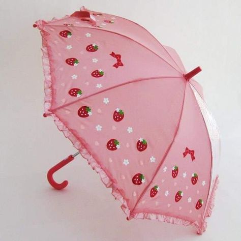 Cute Strawberry Things, Strawberry Umbrella, Strawberry Items, Strawberry Clothing, Strawberry Stuff, Strawberry Things, Strawberry Girl, Strawberry Hearts, Strawberry Fields Forever