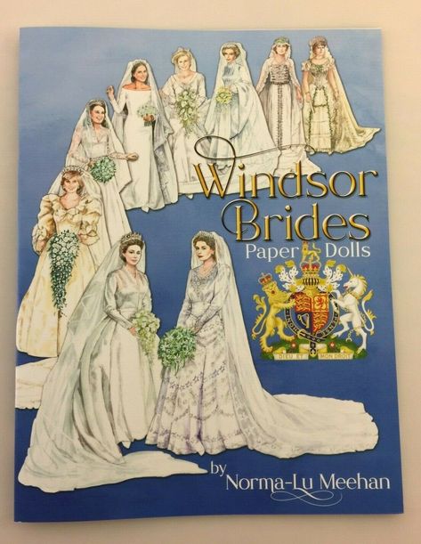 Queen Mother Elizabeth, Princesa Margaret, Royal Paper, Queen Ii, Royal Wedding Dress, Bride Dolls, Paper Dolls Book, Royal Brides, Queen Mother