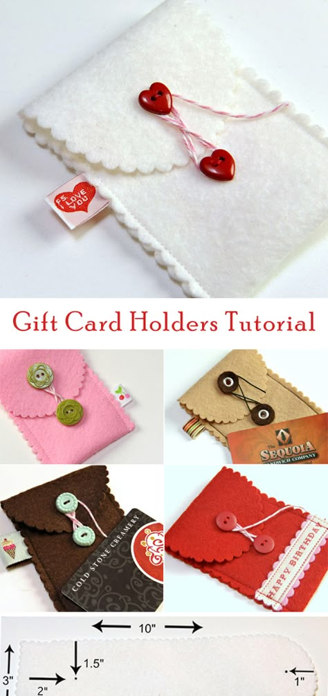 Gift Card Bag Diy, Valentines Gift Card Holder, Felt Gift Card Holders, Felt Card Holder, Diy Cardholder, Felt Envelopes, Card Holder Tutorial, Card Holder Diy, Gift Card Holder Diy