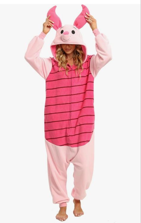 Onesie Ideas Women, Piglet Onesie, Onesie For Adults, Cartoon Costume, Onesie Ideas, Cartoon Costumes, Christmas Cosplay, Christmas Onesie, Costume Cosplay