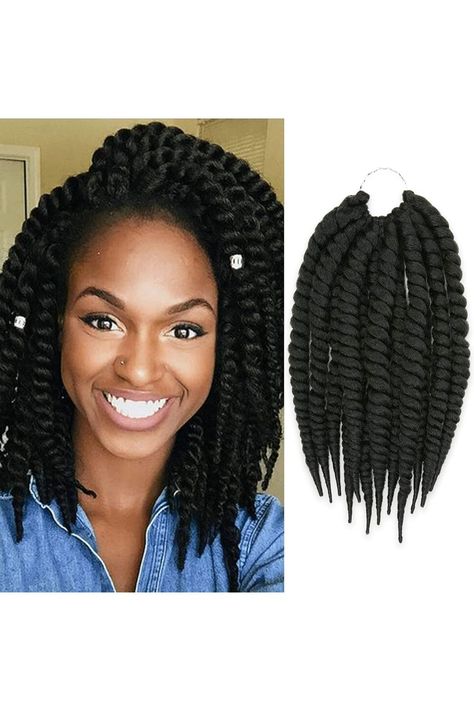 12 Inch 6 Pack AU-THEN-TIC Jumbo Senegalese Twist Crochet Braid Hair Havana Twist Crochet Braids Hair Mambo Twist Braiding Hair Extensions (12 Inch (Pack of 6), 1B-Off Black) Havana Twist Crochet, Jumbo Senegalese Twists, Senegalese Twist Crochet Braids, Crochet Braid Hair, Mambo Twist, Twist Braiding Hair, Crochet Braids Hair, Braiding Hair Extensions, Havana Twist