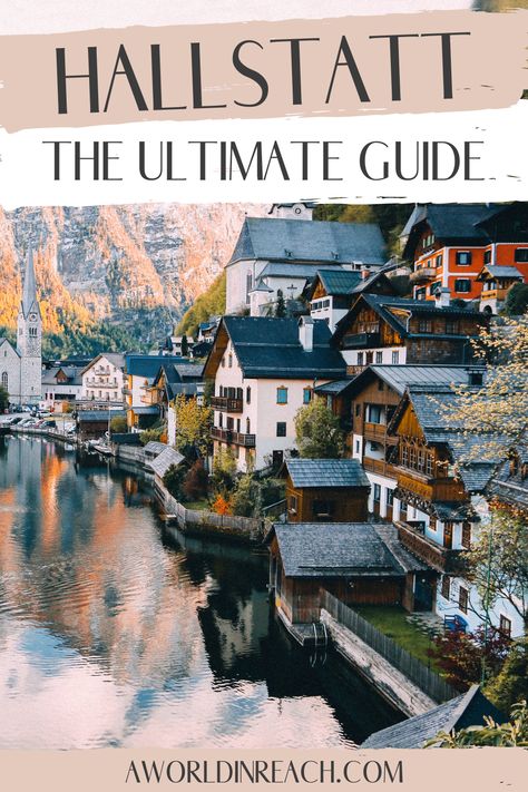 Hallstatt is a gorgeous Austrian lake town surrounded by mountains. Planning your first visit to Hallstatt? Check out this ultimate Hallstatt itinerary and guide! 3 days in Hallstatt / 4 days in Hallstatt / things to do in Hallstatt / Hallstatt travel tips / one day in Hallstatt / Austria travel / Europe travel / beautiful places in Austria / beautiful places in Europe / beautiful destinations / travel bucket list / travel inspiration / wanderlust destinations / 24 hours in Hallstatt Travel Austria, Austria Travel Guide, Lake Town, Europe Trips, Hallstatt Austria, Europe Trip Itinerary, Salzburg Austria, Austria Travel, Places In Europe