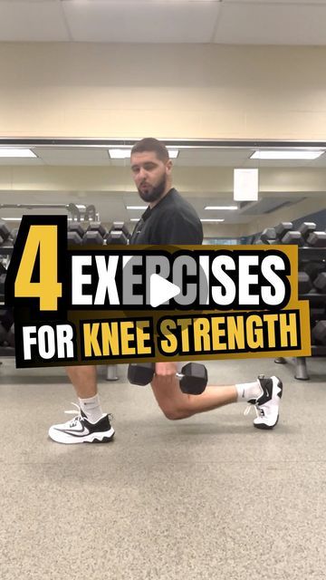 NATHANAEL MORTON | Strength & Performance Trainer on Instagram: "4 Exercises for ATHLETES with KNEE PAIN 🤕👇🏼

🔥 Spanish Squat (3-5 sets of 45 seconds)

🔥 Lunge Hold (3-5 sets of 45 seconds)

**Choose one of these isometrics per workout❗️

🔥 Deep Tier Squat Jumps (3 sets of 20 reps)

🔥 Deep Tier Lunge Jumps (3 sets of 20 reps)

📲 DM me “KNEE STRENGTH” if you want stronger knees and a higher vertical TODAY!" Lunge Jumps, Stronger Knees, Knee Strength, Squat Jumps, Hip Exercises, Knee Exercises, Jump Squats, Hip Workout, Knee Pain