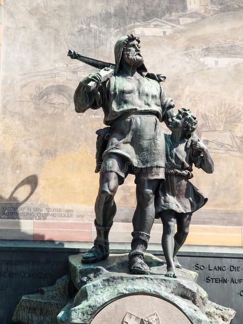 Statue Of William Tell. William Tell (a folk hero of Switzerland) and his son - , #sponsored, #hero, #Switzerland, #son, #Statue, #William #ad William Tell, Social Media Design Graphics, Master Chief, Switzerland, Tourism, Photo Image, Branding Design, Batman, Branding