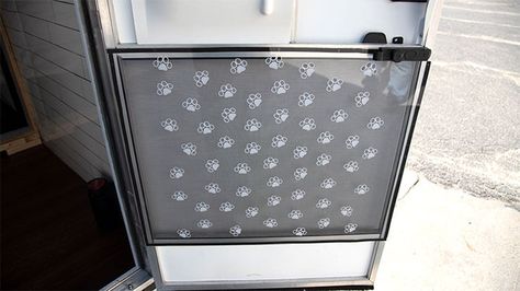 Camper Screen Door Protector, Rv Screen Door Protector, Screen Door Protector, Rv Screen Door, Screen Door Lock, Camper Redo, Mosquito Screen, Door Protection, Sliding Screen Doors