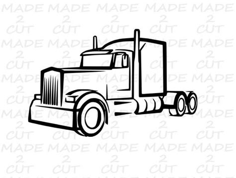 Semi Truck Svg 18 Wheeler Car Airplane SVG Silhouette Studio | Etsy Airplane Svg, Truck Tattoo, Car Svg, Airplane Car, Truck Coloring Pages, Star Images, Semi Truck, Svg Silhouette, Studio Design