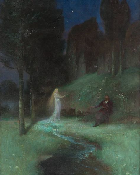 Old German Folk Tale - Hermann Heindrich German Folk, Swan Lake, Folk Tales, Global Art, Art Market, Pretty Art, Great Artists, Fairy Tale, Oil On Canvas