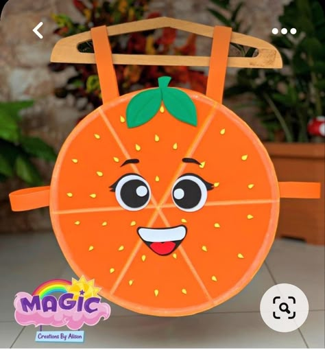 Dress Diy Pattern, Mothers Day Crafts Preschool, Fruit Costumes, Baby Dress Diy, Orange Craft, Diy Preschool, Diy Diwali Decorations, Fruit Party, Preschool Arts And Crafts