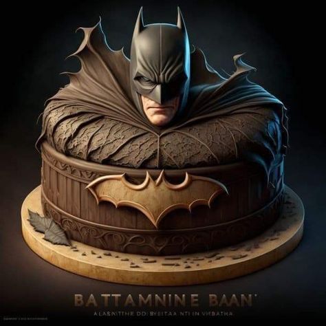 Batman Birthday Cakes, Fondant Cake Tutorial, Nice Cakes, Cherry Blossom Cake, Ugly Cakes, Boy Cakes, Cake 3d, Realistic Cakes, Superhero Birthday Cake