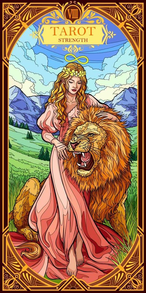 Tarot Card Illustration, Chariot Tarot Card, Chariot Tarot, Strength Tarot, Tarot Significado, Tarot Meanings, Tarot Major Arcana, Tarot Cards Art, Tarot Card Meanings