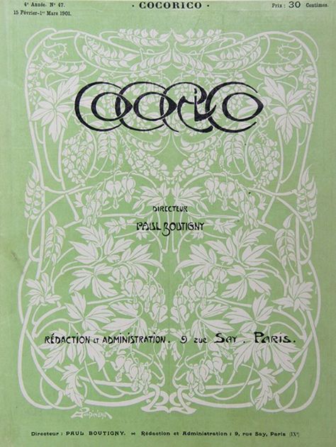 Art Nouveau Graphic Design, French Magazine, Art Nouveau Poster, Cover Illustration, 카드 디자인, Art Nouveau Design, Alphonse Mucha, Beautiful Cover, Cover Page