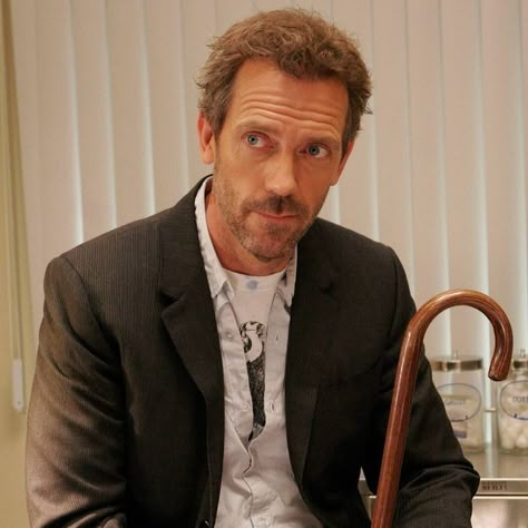 Dr. Gregory House (House, M.D.) Dr Gregory House, House And Wilson, Gregory House, Medical Malpractice, House Md, Hugh Laurie, Dr House, Home Icon, Tv Entertainment