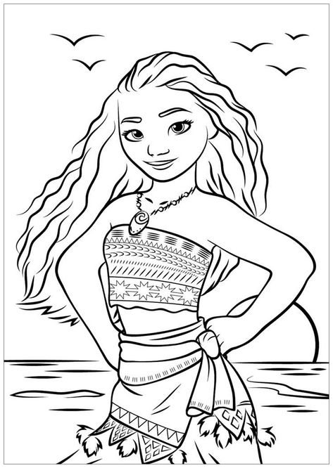 Moana Coloring Sheets, Moana Drawing, Elmo Coloring Pages, Moana Coloring, Disney Coloring Sheets, Moana Coloring Pages, Disney Princess Colors, Disney Princess Coloring Pages, Disney Free