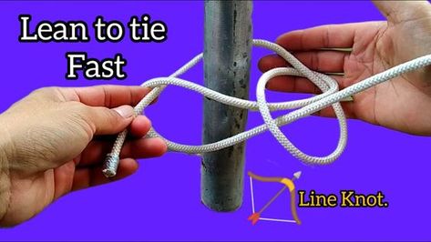 Truckers Knot, Animated Knots, Bowline Knot, Knots Guide, Knots Tutorial, Rope Knots, Paracord, Boats, Handles