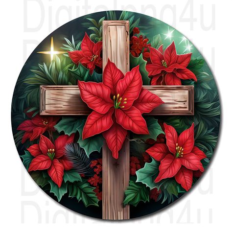 Easter wreath cross