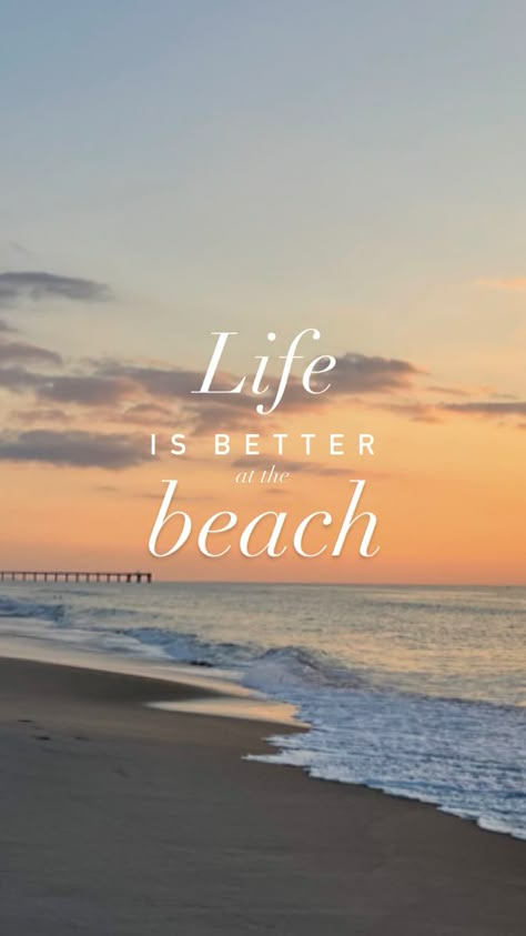 #quote #beachquotes #beachcore #beachlifestyle #beach #ocean #inspirational #motivation #slowliving #dreamlife #myvibe Lifes Better At The Beach, The Beach Is My Happy Place, Life Is Short Live It, Life Is Better At The Beach, Beachy Quote, Beach Aesthetic Quotes, Beach Lovers Quotes, Beachy Quotes, Ocean Quotes