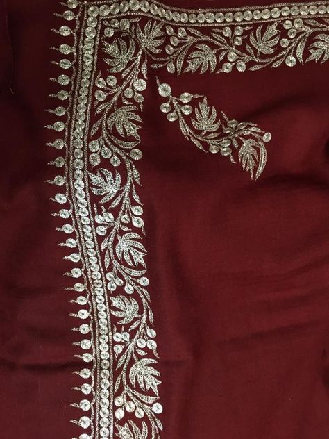 Peta Work Embroidery, Tilla Work Embroidery Designs, Pitta Work Embroidery Suit, Pitta Work Embroidery Blouse, Marori Work Embroidery, Hand Work Zardosi Border, Pitta Work Embroidery, Tilla Work Embroidery, Marori Work