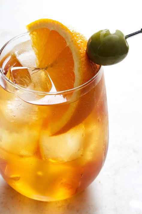 Vermouth Spritz Recipe - NYT Cooking Vermouth Spritz, Vermouth Drinks, Vermouth Recipes, Company Recipes, Cocktails Made With Gin, Gin And Soda, Thanksgiving Cocktail, French Dinner, Chicken Fricassee