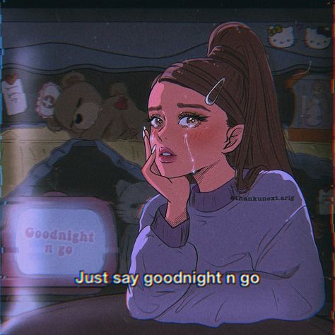 Ariana Grande Art, Ariana Grande Body, Goodnight N Go, Ariana Grande Anime, Say Goodnight, Ariana Grande Aesthetic, Ariana Grande Drawings, Paper Dolls Clothing, Bff Drawings