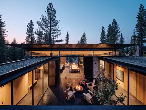 Faulkner Architects, Interesting Homes, Doors And Floors, New Architecture, Living In San Francisco, Open Concept Kitchen, Sierra Nevada, Indoor Outdoor Living, Architectural Digest