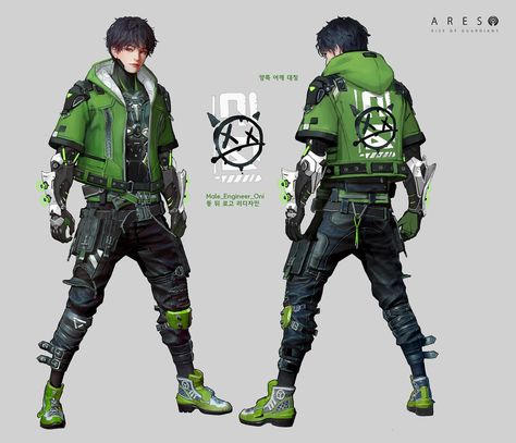 ArtStation - ARES: Rise of Guardians_Engineer_4 Cyberpunk 2077 Oc, D20 Modern, Infinity The Game, Comic Book Drawing, Cyberpunk Clothes, Cyberpunk Character, Mission Impossible, Superhero Design, High Fantasy