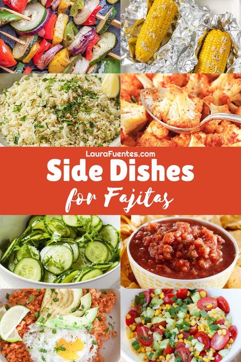 side dishes for fajitas Side Dishes With Fajitas, Chicken Fajita Side Dish, Side Dishes For Chicken Fajitas, Sides For Fajitas Dinners, Sides For Fajitas Dishes, Fajita Sides Dishes, Sides For Chicken Fajitas, Sides With Fajitas, Chicken Fajitas Sides