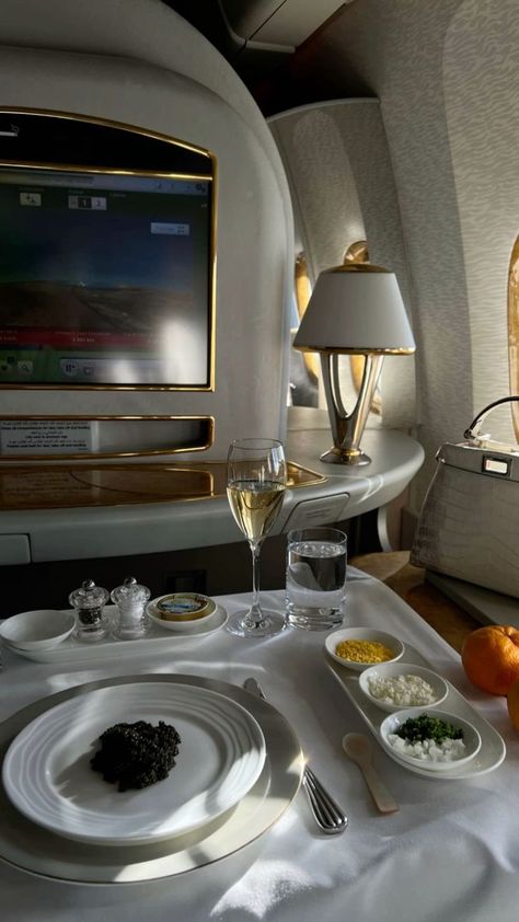 Emirates First Class Aesthetic, First Class Emirates, Laws Of Wealth, First Class Ticket, First Class Tickets, Airport Aesthetic, Dream Vision Board, Life Vision Board, Air Bnb