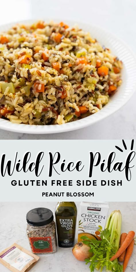 Wild Rice Pilaf {Instant Pot or Stovetop} Healthy Rice Pilaf Recipes, Wild Rice Pilaf Instant Pot, Instapot Wild Rice Recipes, Wild Rice Recipes Instant Pot, Rice Pilaf With Vegetables, Wild Rice Pilaf Recipe Easy, Wild Rice Side Dish Recipes, Instant Pot Wild Rice Blend, Wild Rice Instant Pot