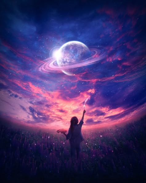 Fantasy Wall Art, Celestial Art, Universe Art, Dreamy Art, Photography Techniques, Fantasy Landscape, Anime Scenery, Space Art, Stardust