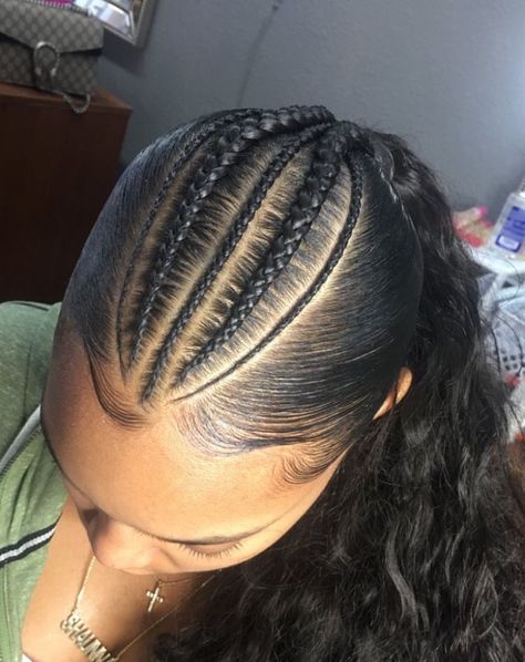 pin ‘ @kjvougee 🥰 #slickback 💜 Ig Hairstyles, Luxurious Hairstyles, Bronx Style, Fire Hairstyles, Hairstyle Girl, Weave Ponytail Hairstyles, Sophisticated Hairstyles, Braided Ponytail Hairstyles, Fringe Hairstyles