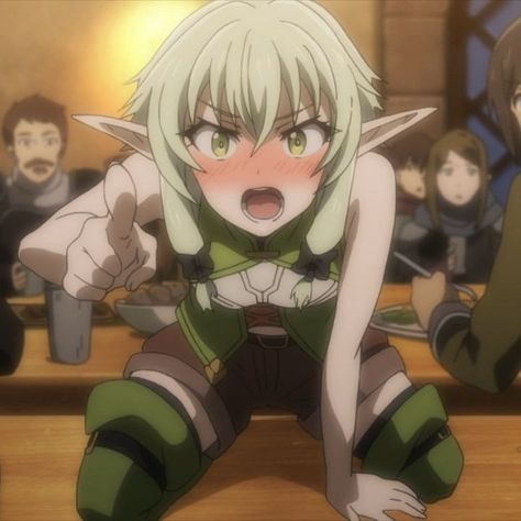 Elf Archer, Tokyo Ghoul Fan Art, Goblin Slayer, Anime Elf, Alice Angel, High Elf, Anime Jokes, Anime Poses, Manga Drawing