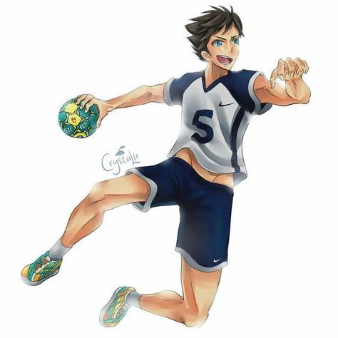 Handball Drawing, Loki Poster, Manga Animation, Hand Ball, Handball Players, Sports Drawings, Anime Hands, Man Illustration, Sport Player